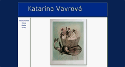 Desktop Screenshot of katarinavavrova.dieladielka.sk